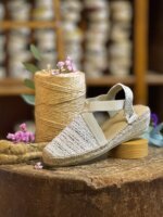 Alpargata de Mujer Cuña Bandas Elásticas Barceloneta - Imagen 3