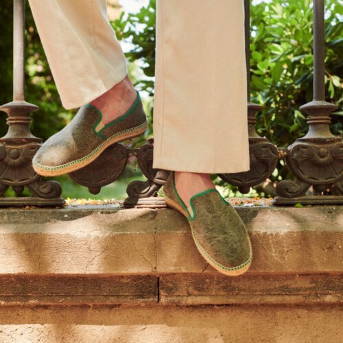 Alpargata para hombre Clot, una alpargata clásica modelo exclusivo de La Manual Alpargatera Barcelona.