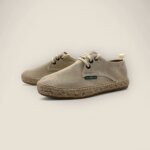 Alpargata artesanal de mujer modelo Mundet hecha a mano en Barcelona