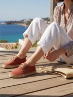 Alpargata artesanal de mujer modelo Mundet hecha a mano en Barcelona