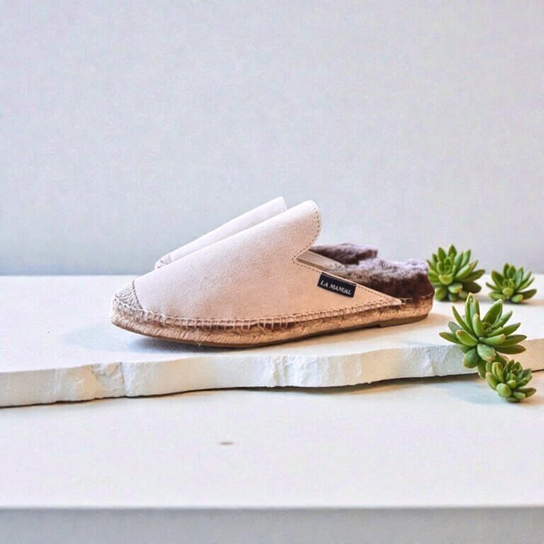 Alpargata para mujer Babucha Piel Inverna, una alpargata tipo Mule